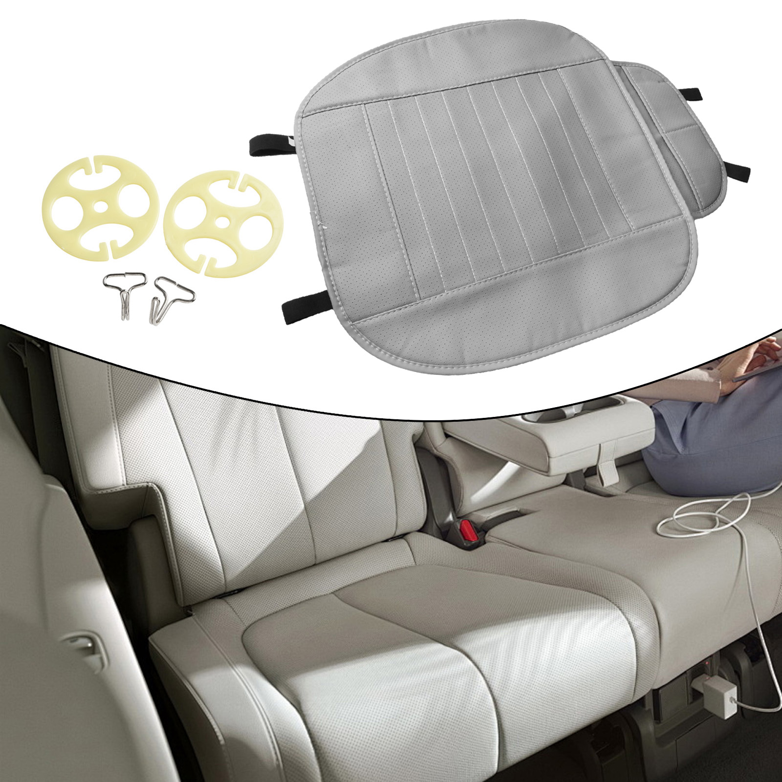 Leather Car Seat Cover - Pokrowiec na siedzenie samochodowe, cztery pory