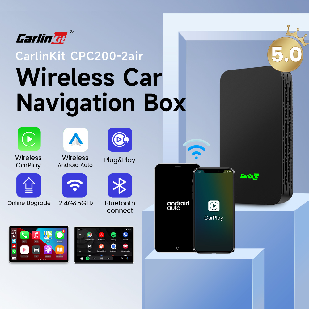 Car Accessories Usa - 2Air CarlinKit 5.0 Bezprzewodowy adapter CarPlay