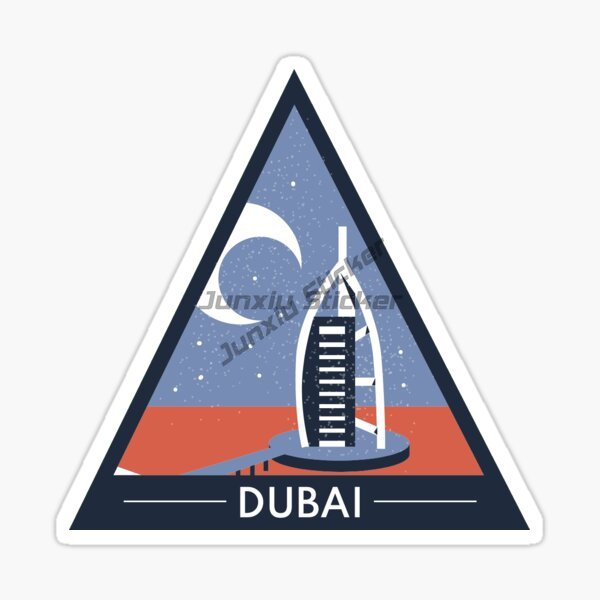 Car Accessories Uae - Dubaj ZEA ZEA Sceneria Wielbłądy Naklejka