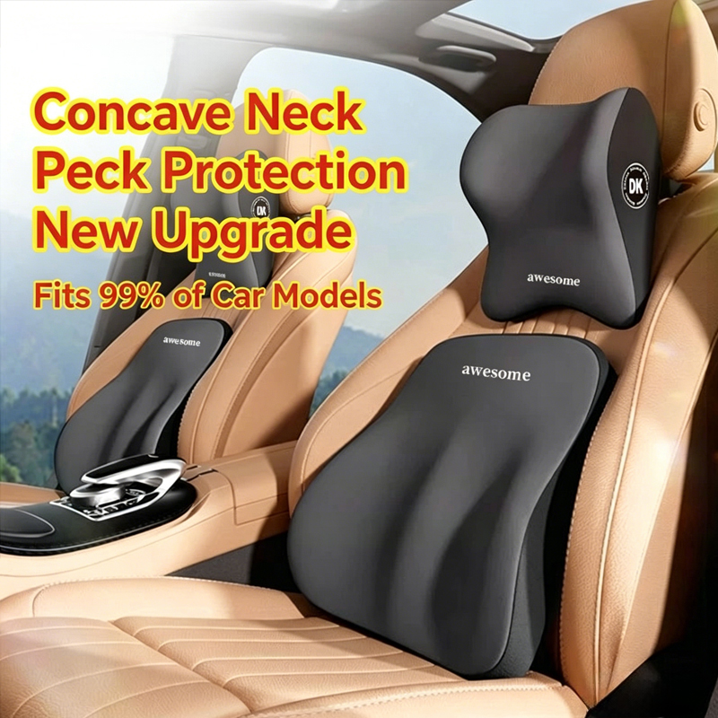 Zestaw poduszki pod szyję i po – Car Seat Cushion Memory Foam recenzja i cena