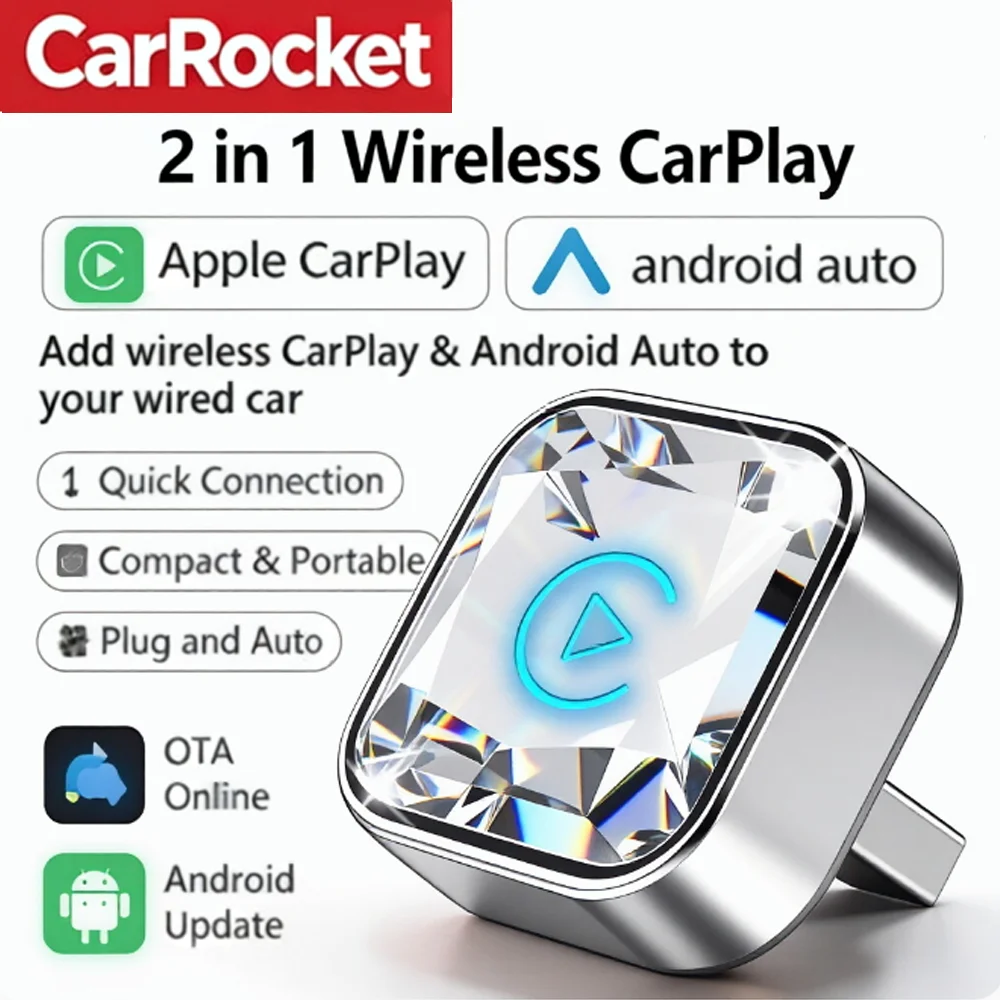 Adapter bezprzewodowy CarRocke – Car Accessories Usa recenzja i cena